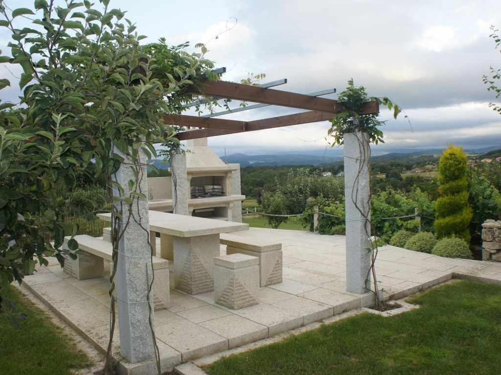 O Muino Casa Ferrador Ribeira Sacra Apartment Barantes Bagian luar foto